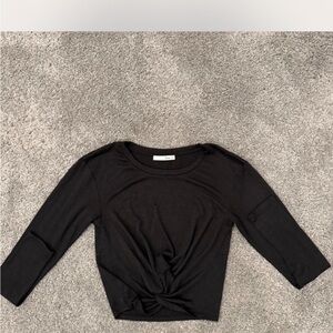 Aritzia Black Crew Neck Sweater